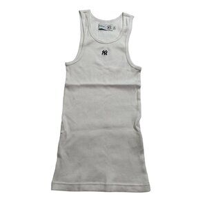 Aime Leon Dore Yankees Top in Bright White
